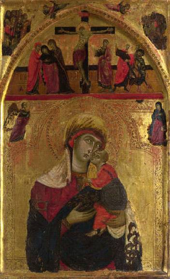 Madonna and Child  ca. 1265-1275  attributed to Clarisse Master    National Gallery London  NGL6571